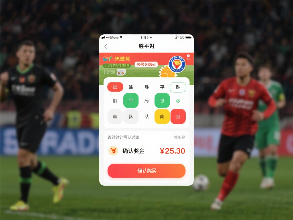 选号并确认投注
选定赛事和玩法后，就到了买号的关